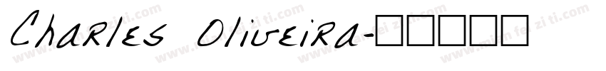 Charles Oliveira字体转换